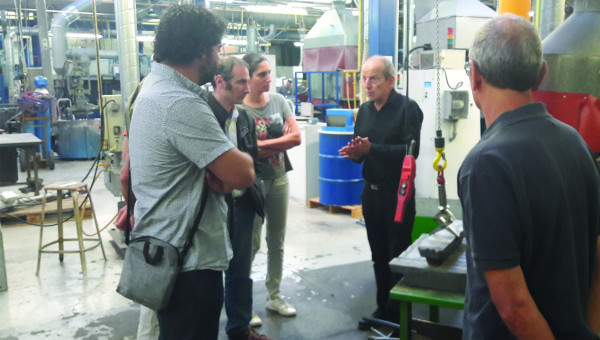 Visite de la fonderie Lemer